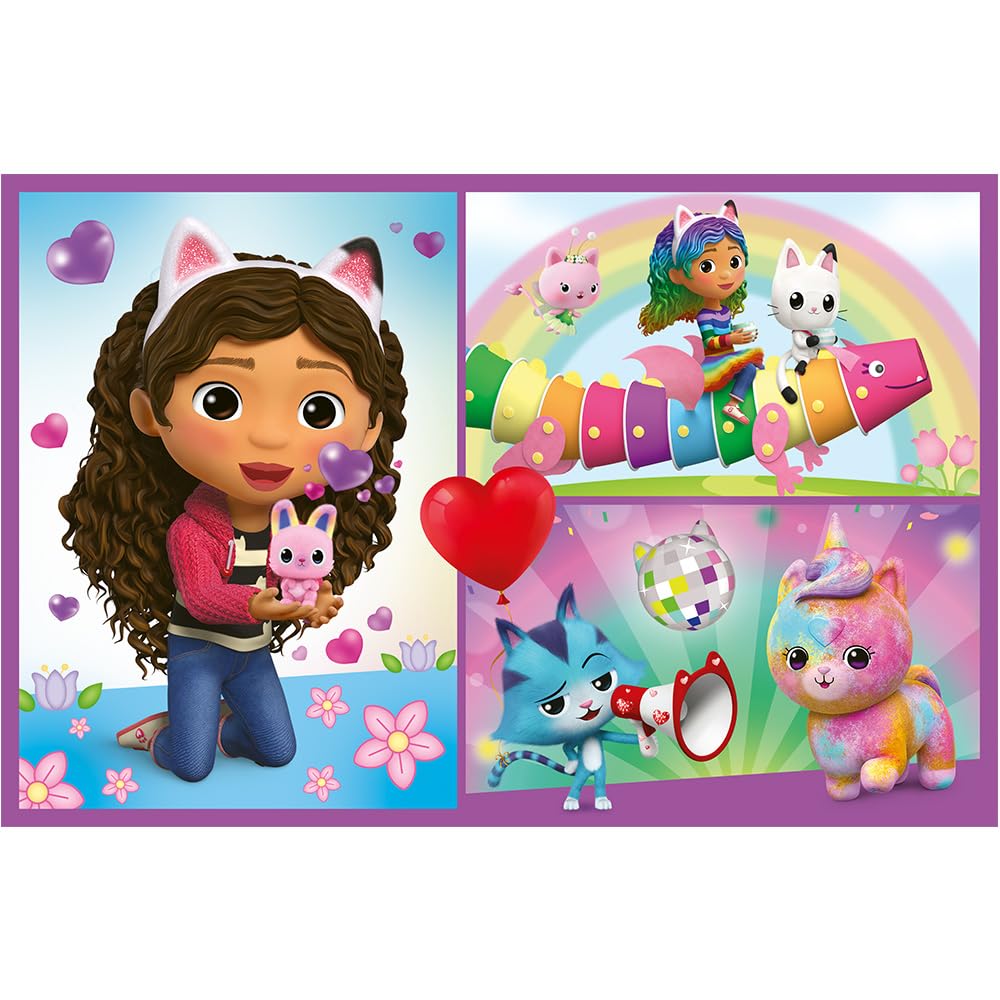 trefl-red-gabby-s-dollhouse-puzzle-2x70-pi-ces-4-ans image 2