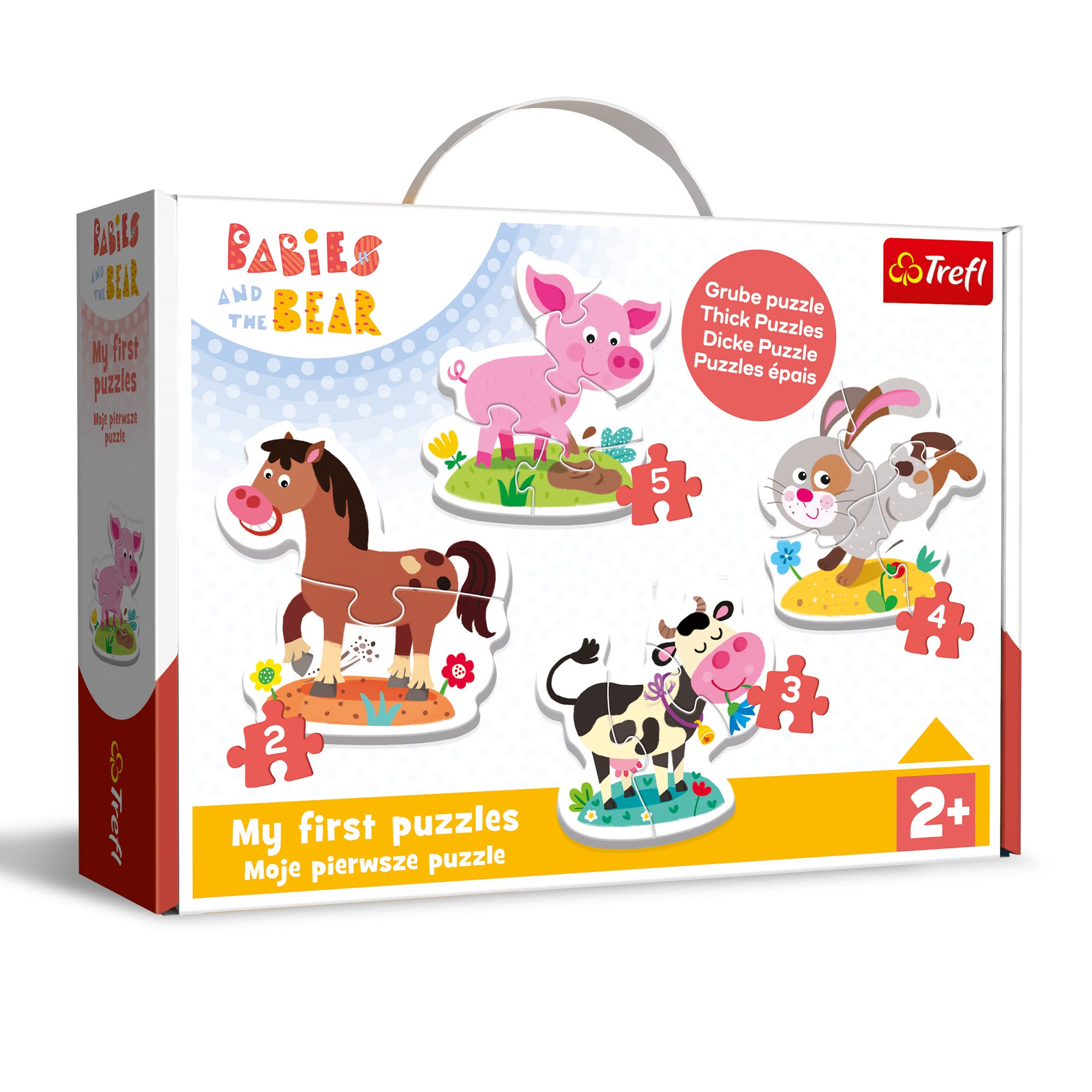 trefl-red-babies-bear-ferme-puzzle-b-b-4-puzzles-2-ans image 1