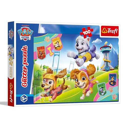 trefl-red-pat-patrouille-sparkling-dogs-puzzle-paillet-100-pi-ces image 7