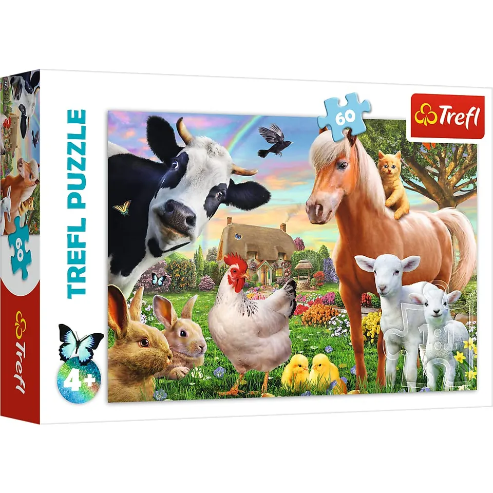 trefl-red-ferme-heureuse-puzzle-enfant-60-pi-ces-4-ans image 1