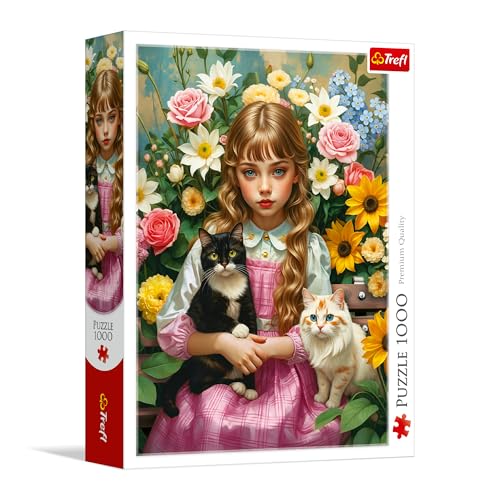 trefl-red-fille-avec-chats-puzzle-1000-pi-ces-14-ans image 8