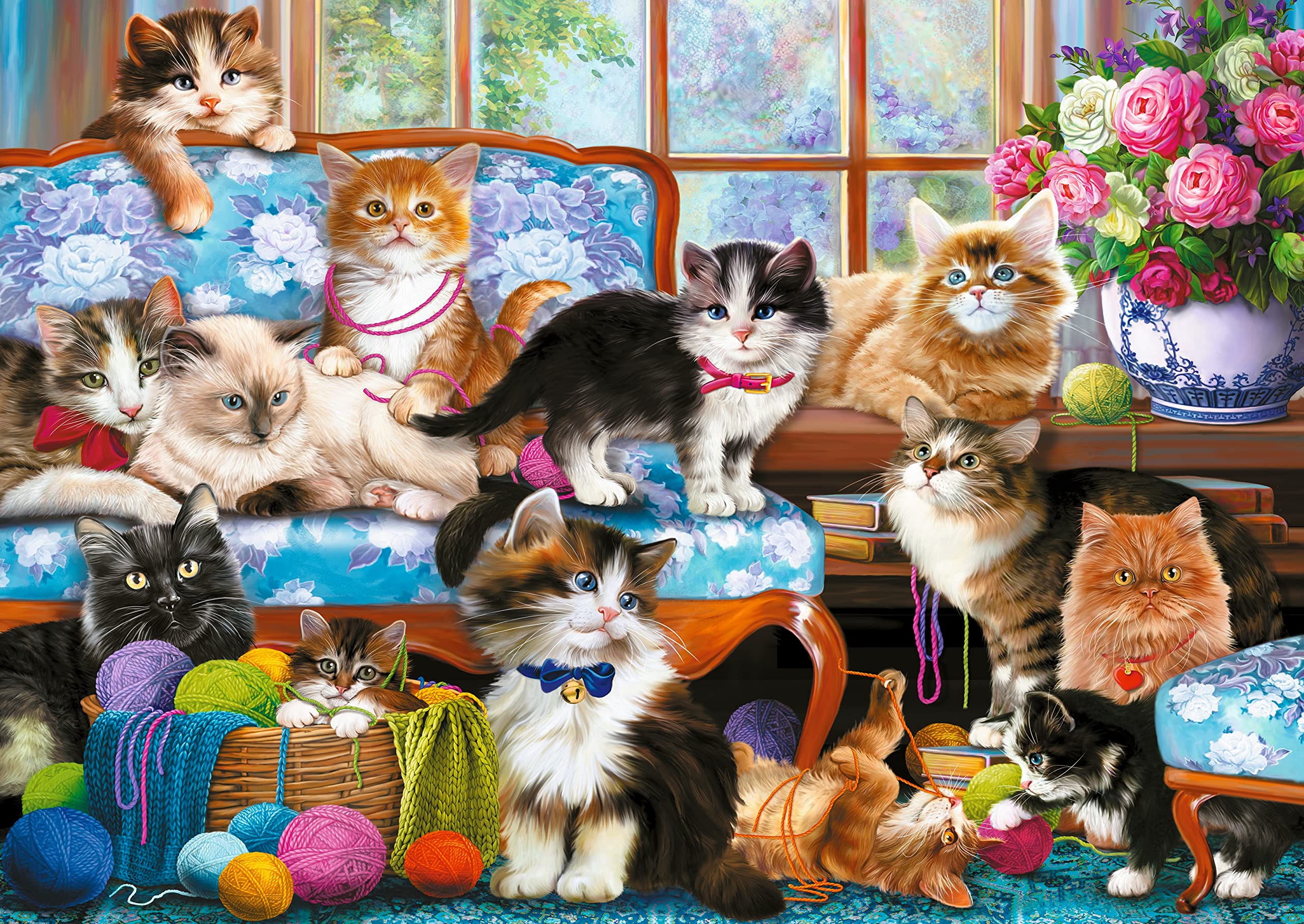 trefl-red-37425-famille-de-chats-puzzle-500-pi-ces-animaux image 2