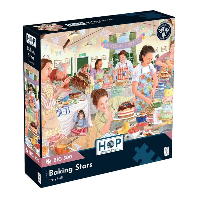house-of-puzzles-baking-stars-big-puzzle-500-pi-ces-cuisine image 1