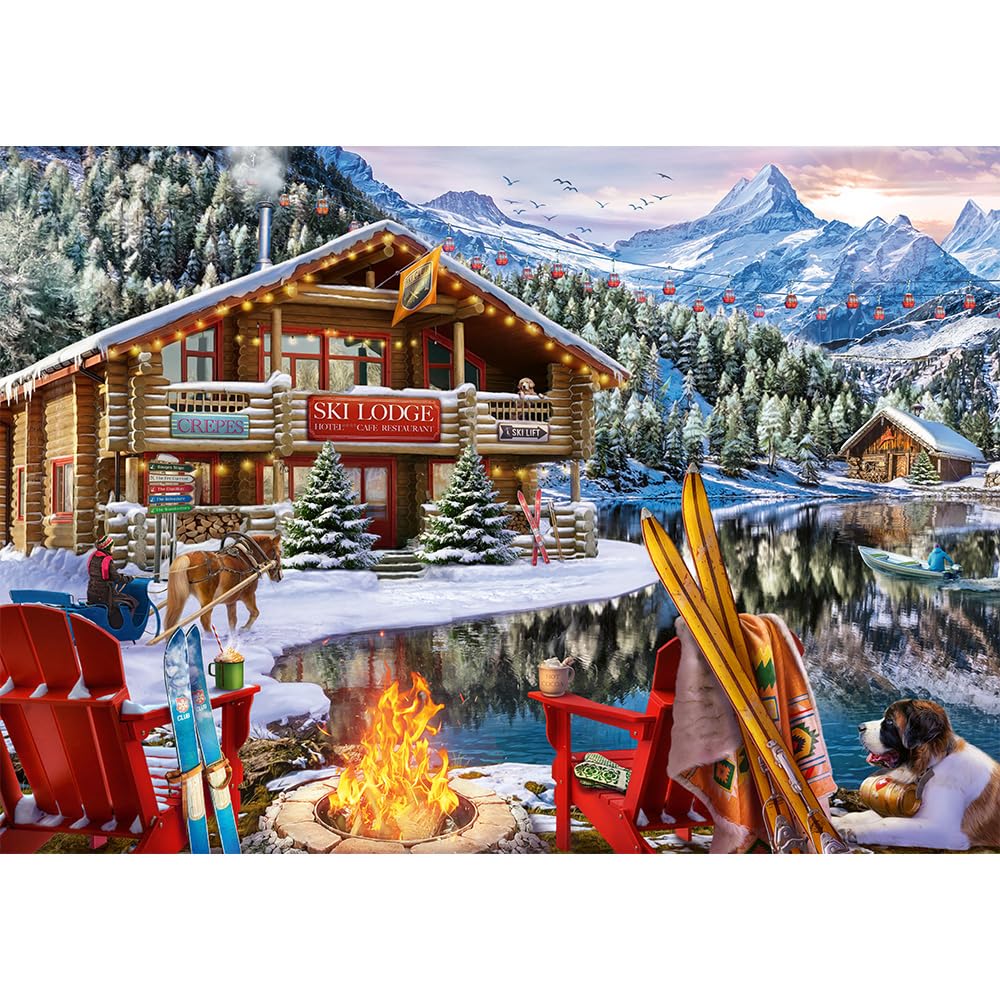 trefl-red-no-l-dans-les-montagnes-puzzle-2-x-500-pi-ces image 3