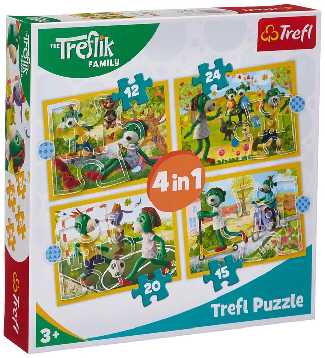 trefl-famille-treflik-puzzle-enfant-4-en-1-12-24-pi-ces-d-s-3-ans image 1