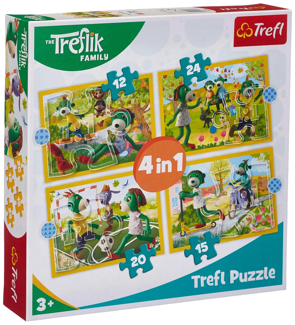 trefl-famille-treflik-puzzle-enfant-4-en-1-12-24-pi-ces-d-s-3-ans image 1