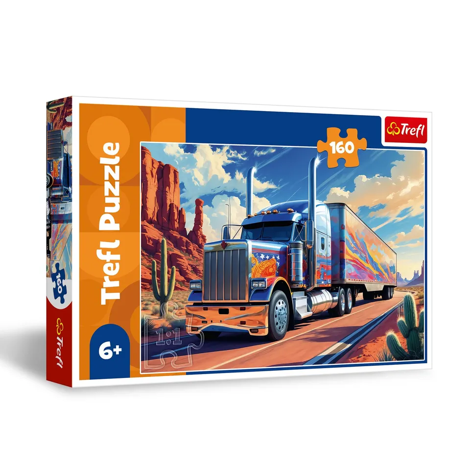 trefl-camion-en-route-puzzle-160-pi-ces-6-ans image 1