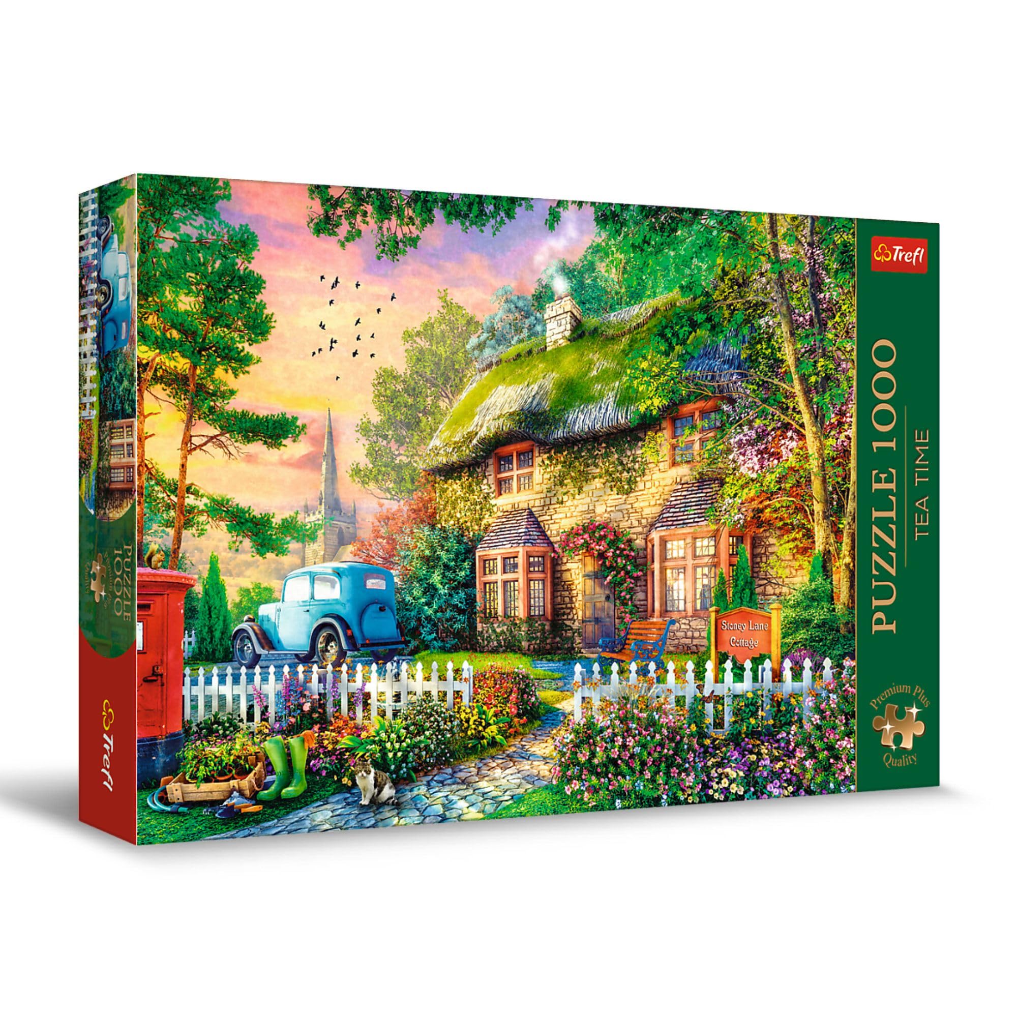 trefl-premium-plus-stoney-lane-puzzle-1000-pi-ces-maison-fleurs image 1