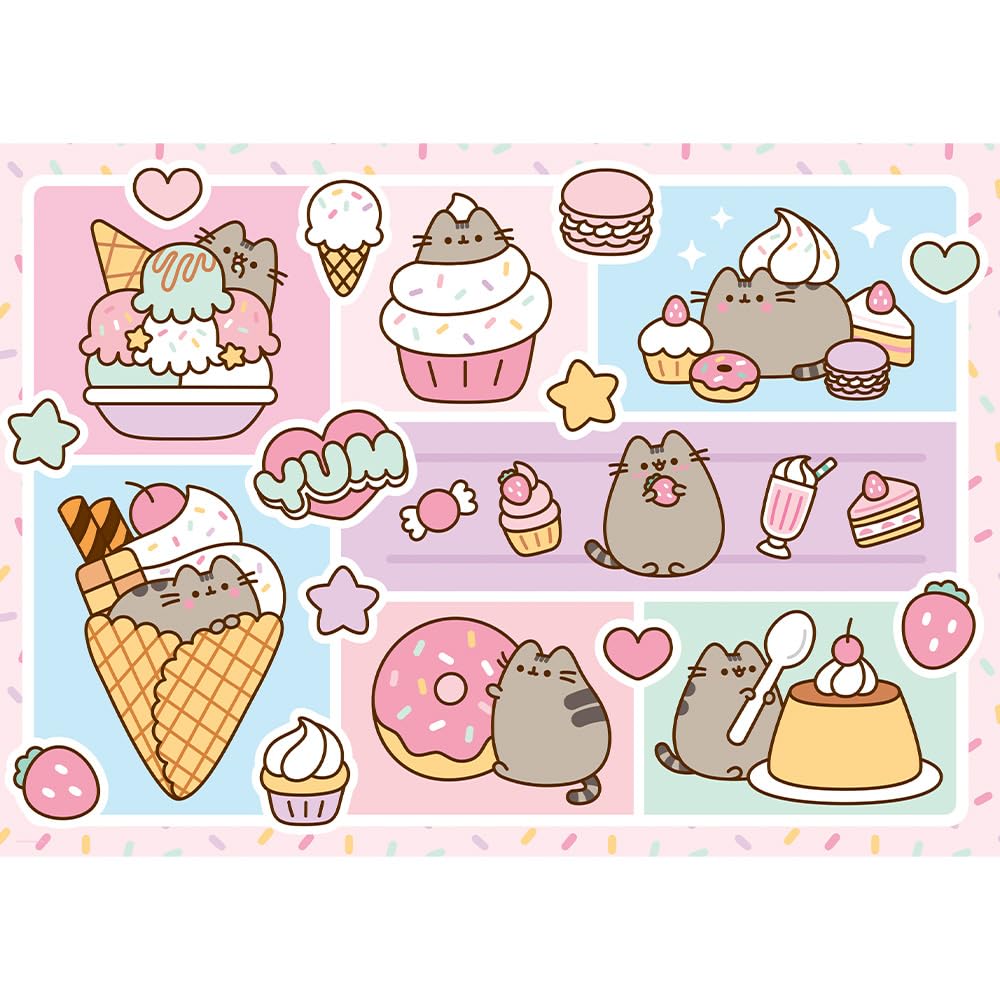 trefl-pusheen-mignon-puzzle-1000-pi-ces-chat-kawaii image 2