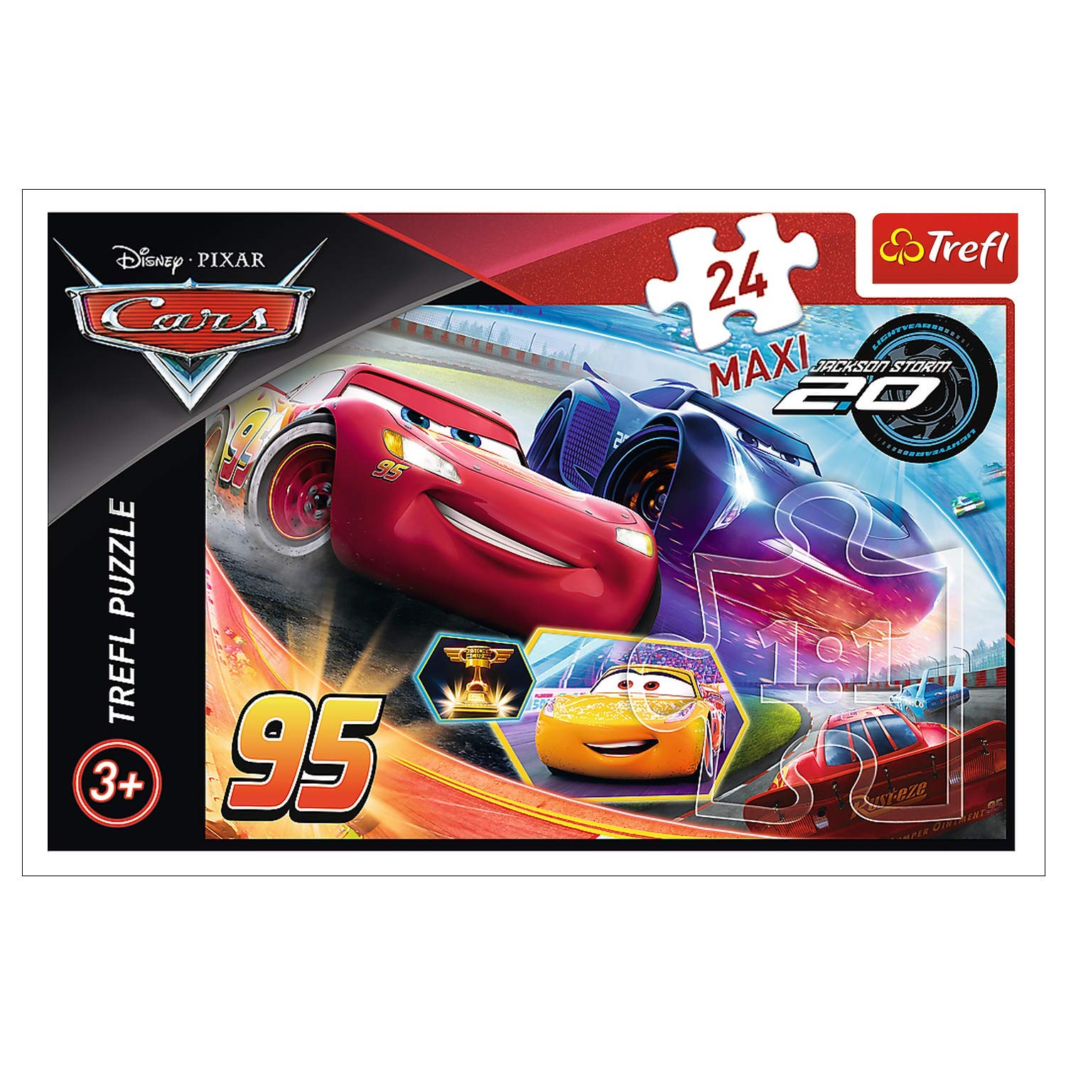 trefl-cars-3-puzzle-enfant-24-pi-ces-maxi-60x40-cm image 1