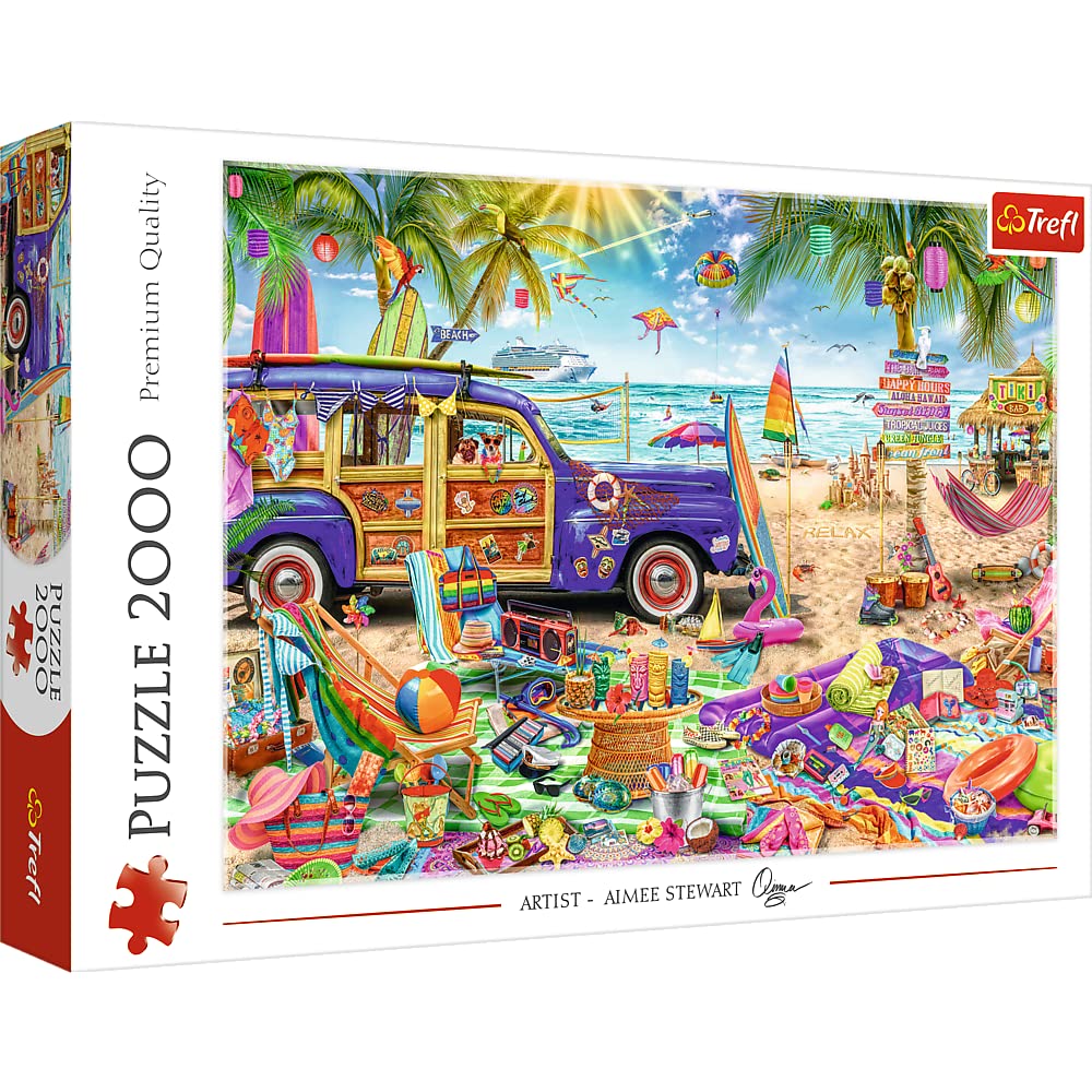 trefl-red-tropenurlaub-puzzle-2000-pi-ces-adulte image 1