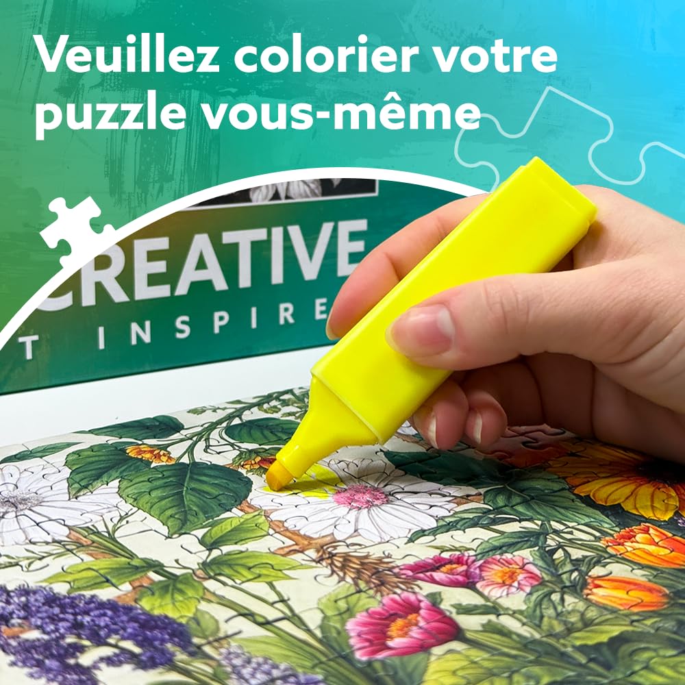 trefl-red-creative-collection-papillons-puzzle-500-pi-ces-colorier image 3