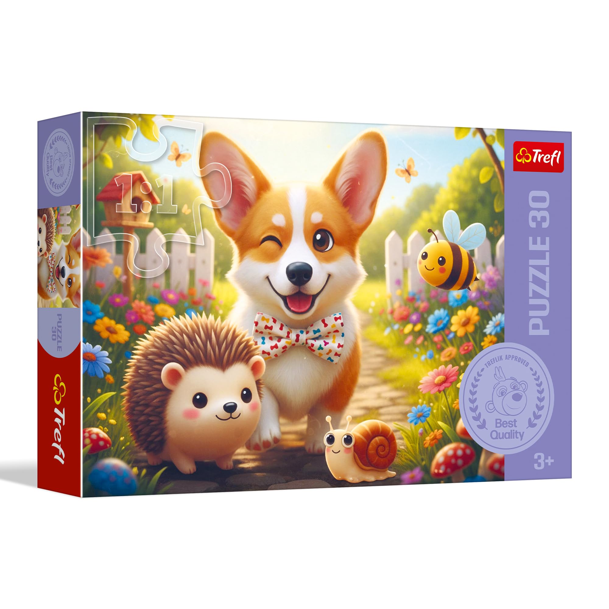trefl-red-corgi-une-journ-e-puzzle-30-pi-ces-3-ans image 1
