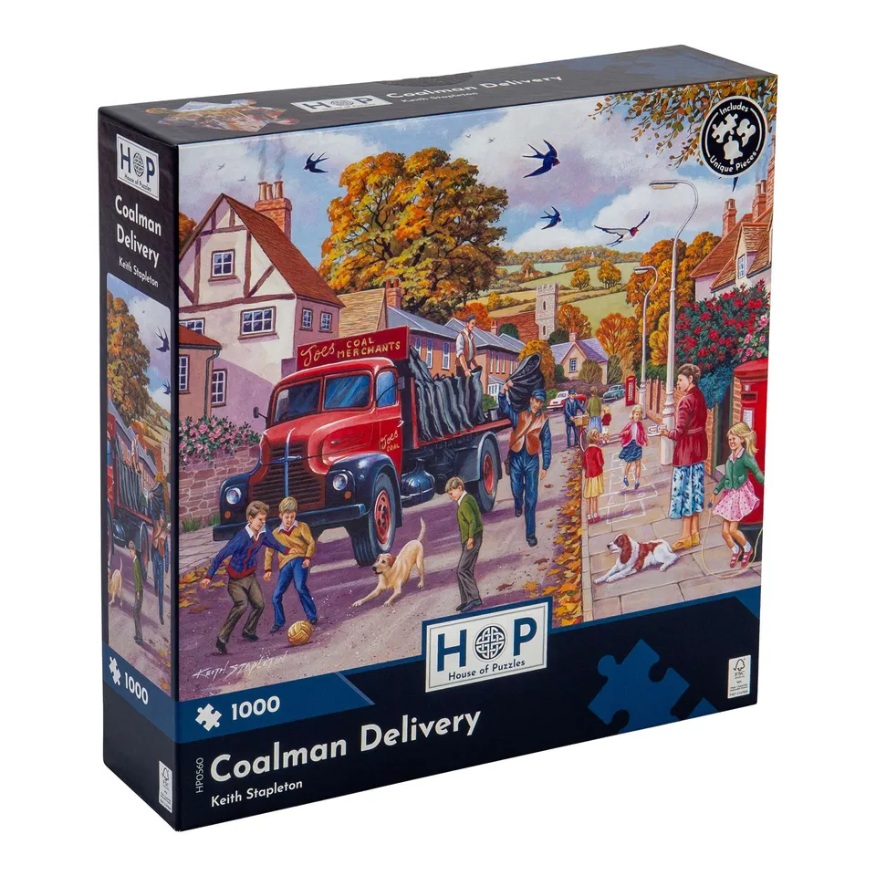 house-of-puzzles-puzzle-coalman-delivery-1000-pi-ces-d-taill-es image 1