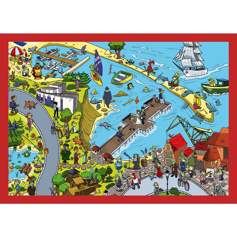 trefl-the-treflik-family-les-voyages-puzzle-4-en-1-d-s-4-ans image 8