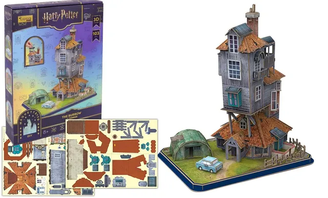 explora-maquettes-3d-harry-potter-le-terrier-puzzle-103-pi-ces image 1