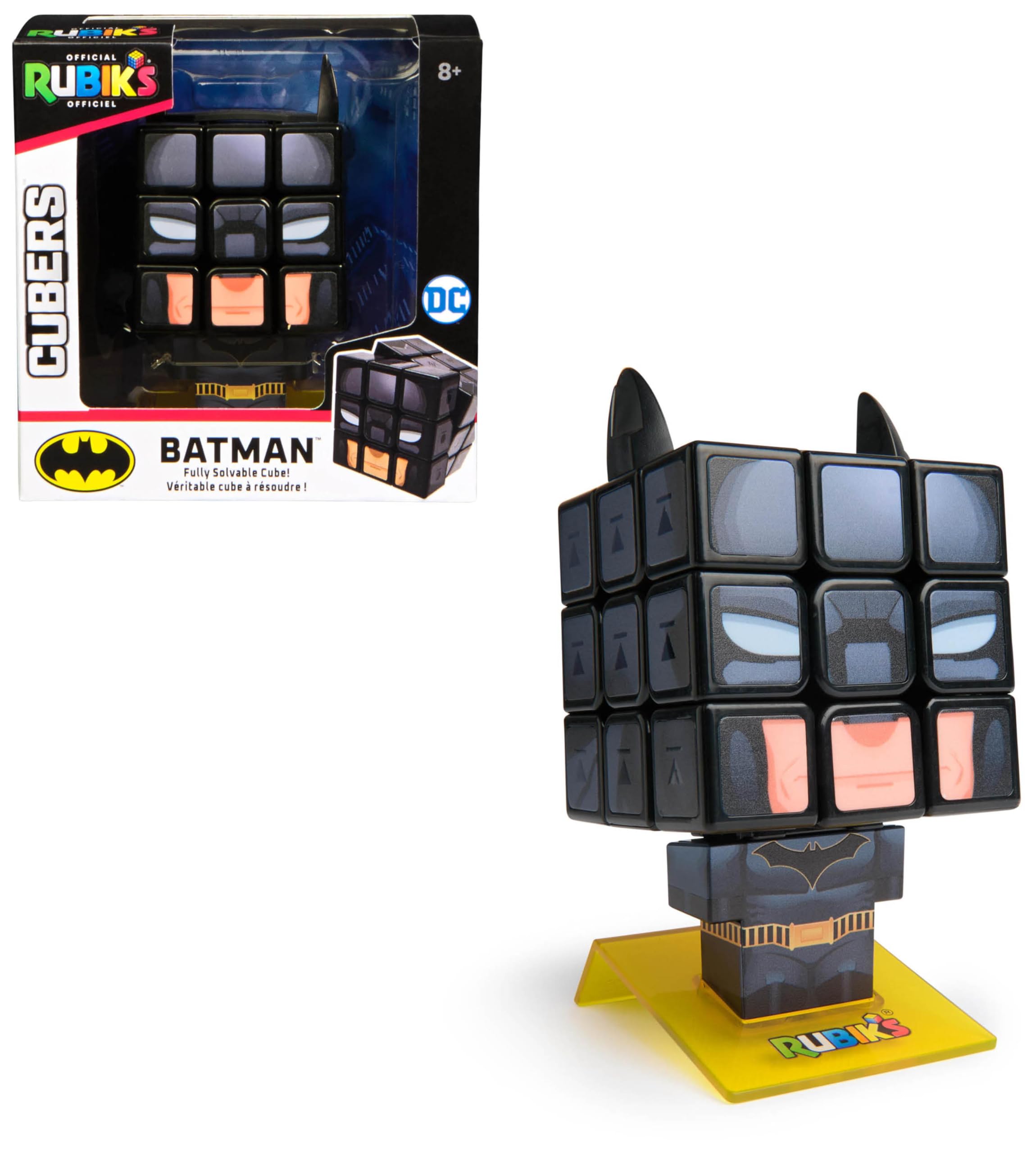 rubik-s-3x3-cube-batman-casse-t-te-cube-magique-exposer image 1