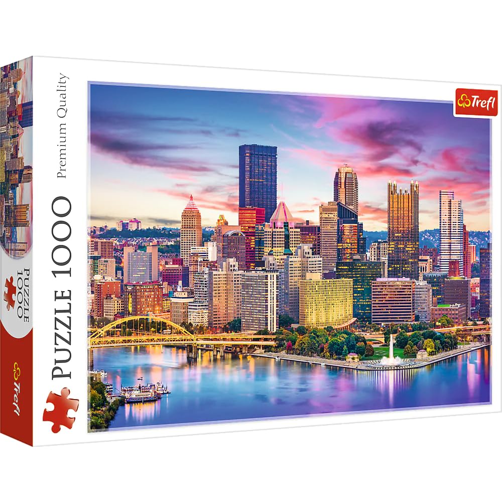 trefl-red-pittsburgh-pennsylvanie-puzzle-ville-1000-pi-ces image 1