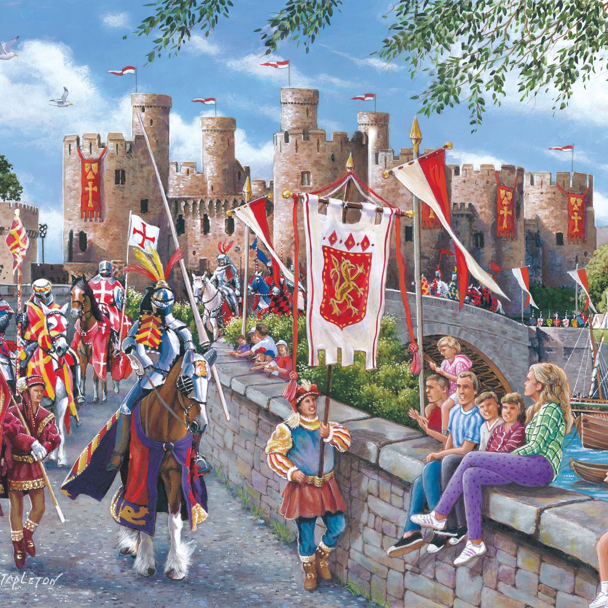 house-of-puzzles-conwy-castle-mini-puzzle-150-pi-ces-tube image 3