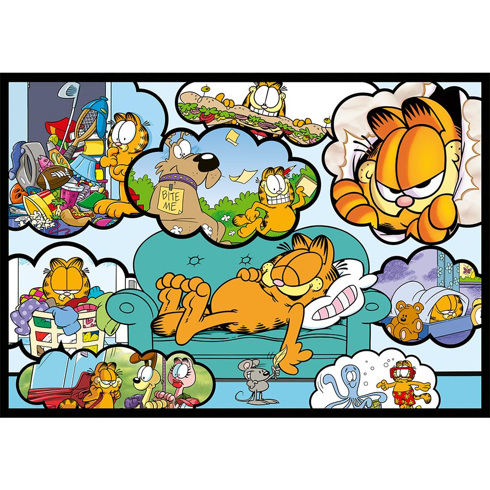 trefl-red-garfield-puzzle-4-x-250-pi-ces-adolescents image 6