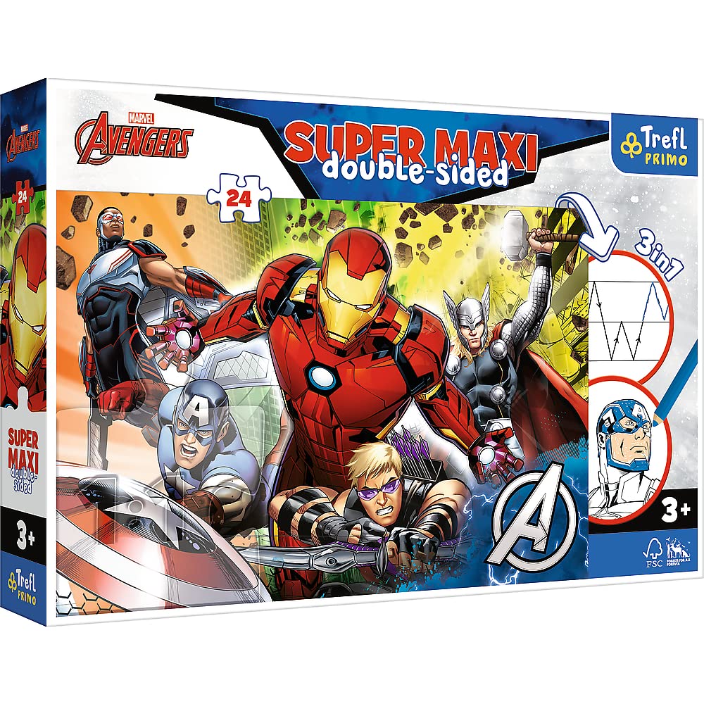 trefl-baby-primo-super-maxi-24-puzzle-avengers-3-ans image 1