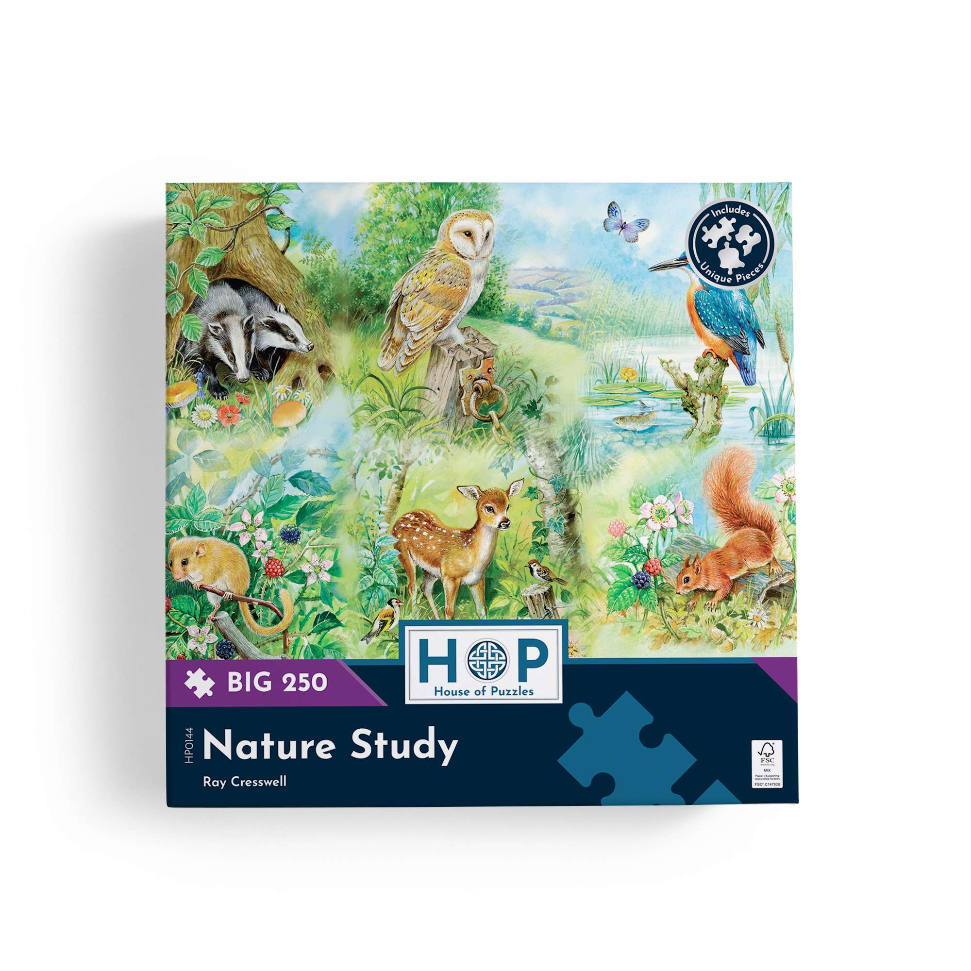 house-of-puzzles-big-250-nature-study-puzzle-250-pi-ces-animaux image 4