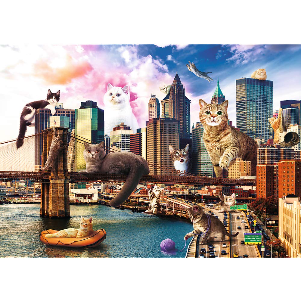trefl-premium-puzzle-1000-pcs-chats-new-york-funny-cities image 2