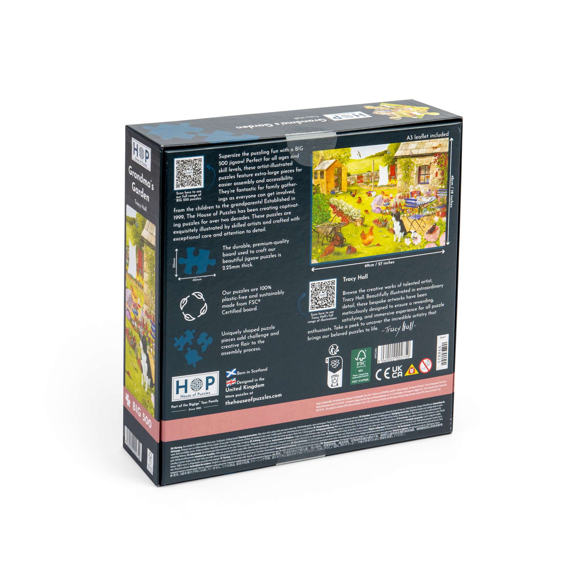 house-of-puzzles-grandma-s-garden-big-puzzle-500-pi-ces-xxl image 3