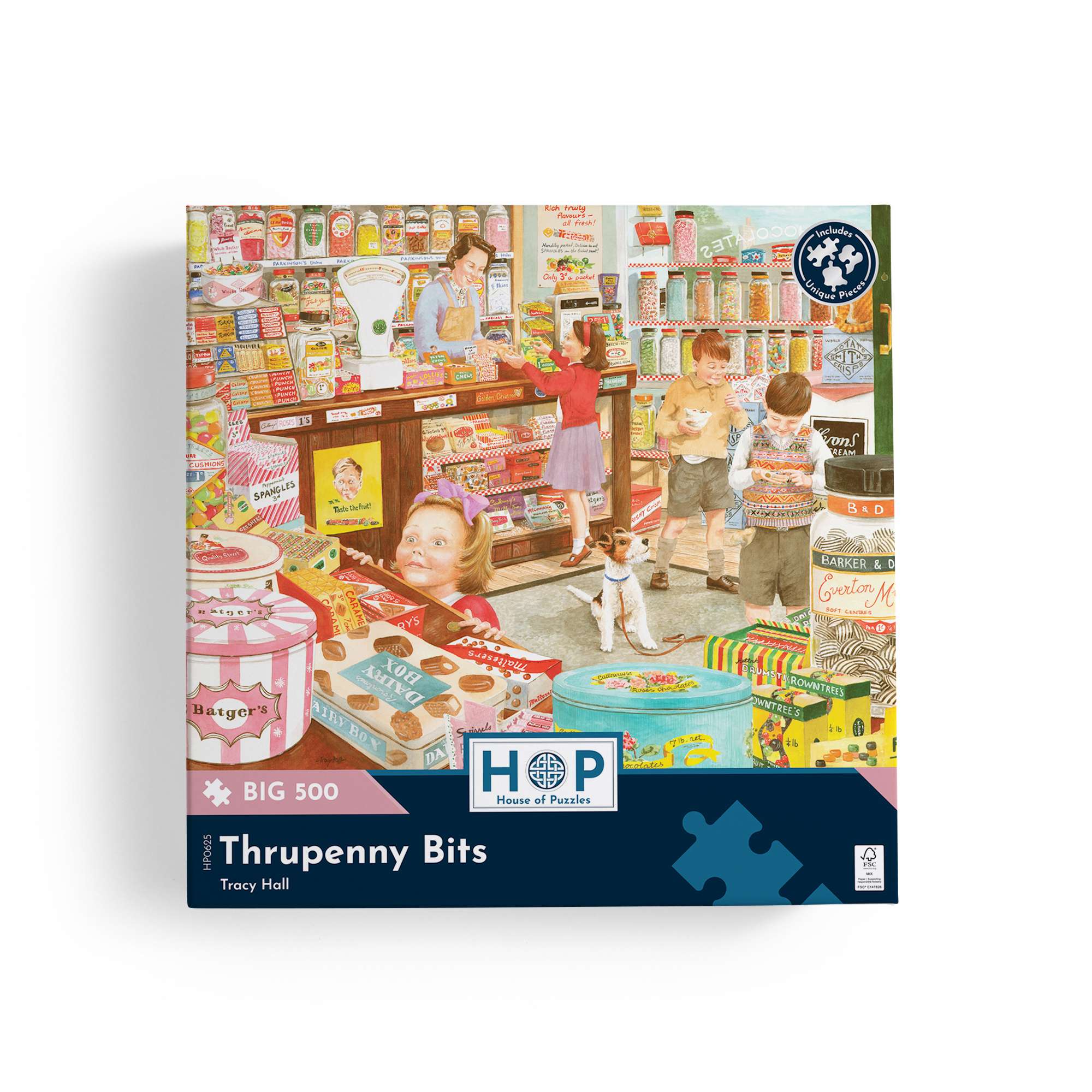 house-of-puzzles-big-500-thrupenny-bits-puzzle-500-pi-ces-famille image 4