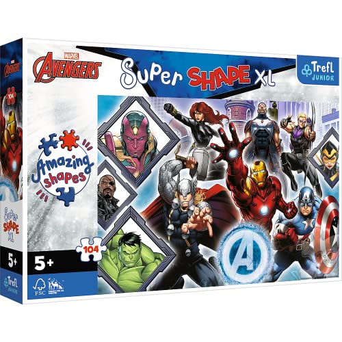 trefl-junior-avengers-104-xl-super-shape-puzzle-104-pi-ces-5-ans image 8