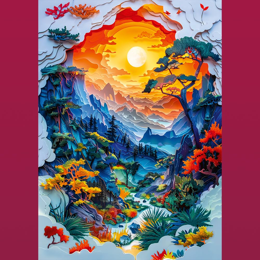 trefl-premium-plus-paper-art-puzzle-3d-1000-pi-ces-vall-e image 3