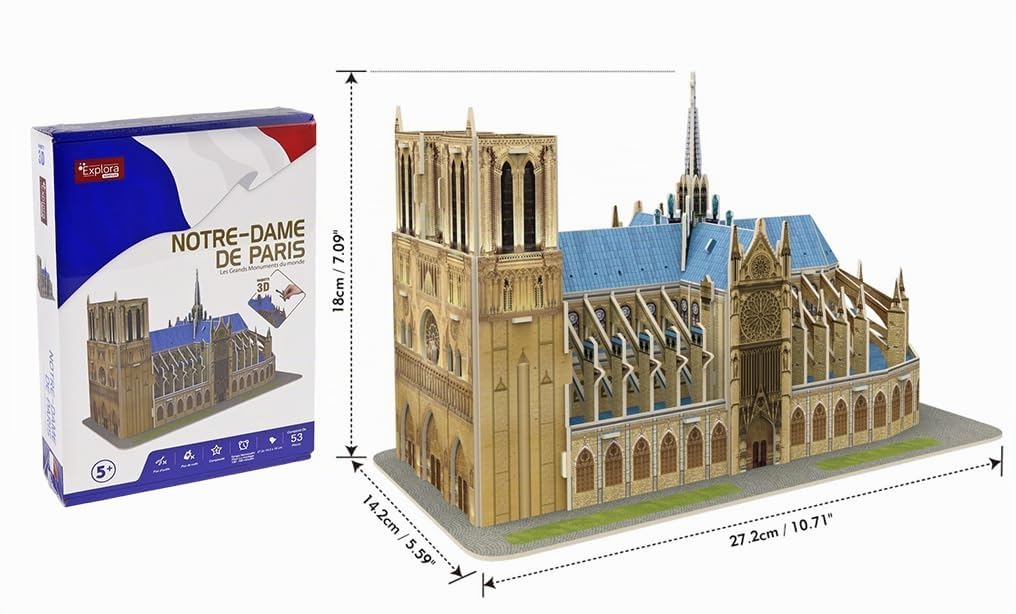 explora-maquettes-3d-notre-dame-paris-puzzle-53-pi-ces-niveau-4 image 4