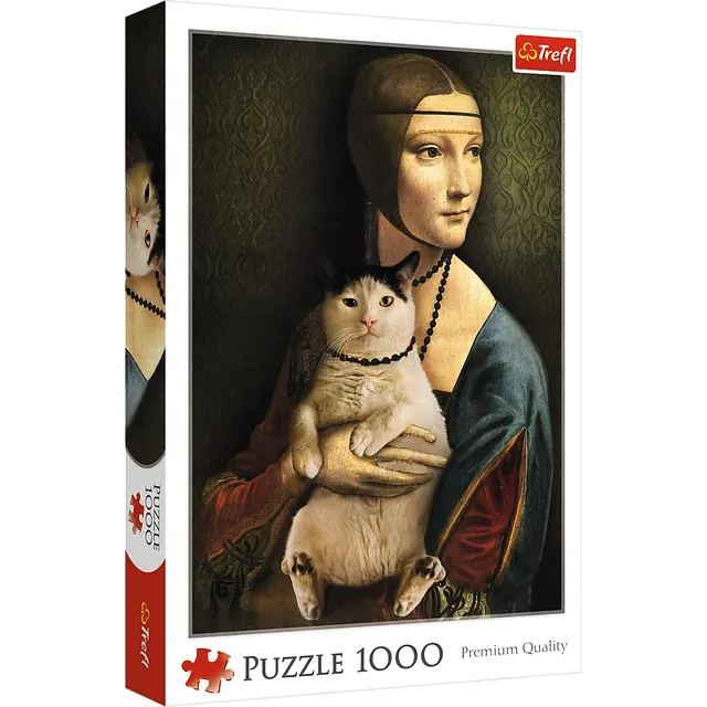 trefl-dame-au-chat-bridgeman-puzzle-1000-pi-ces-10663 image 1