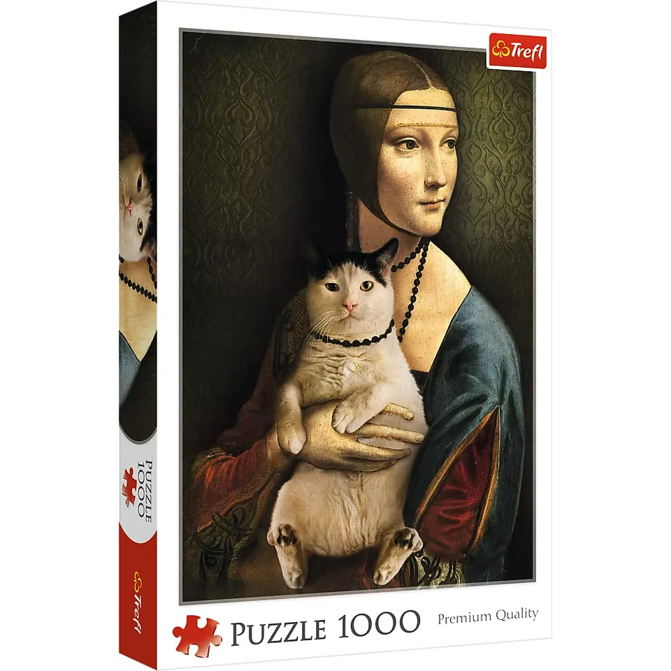 trefl-dame-au-chat-bridgeman-puzzle-1000-pi-ces-10663 image 1