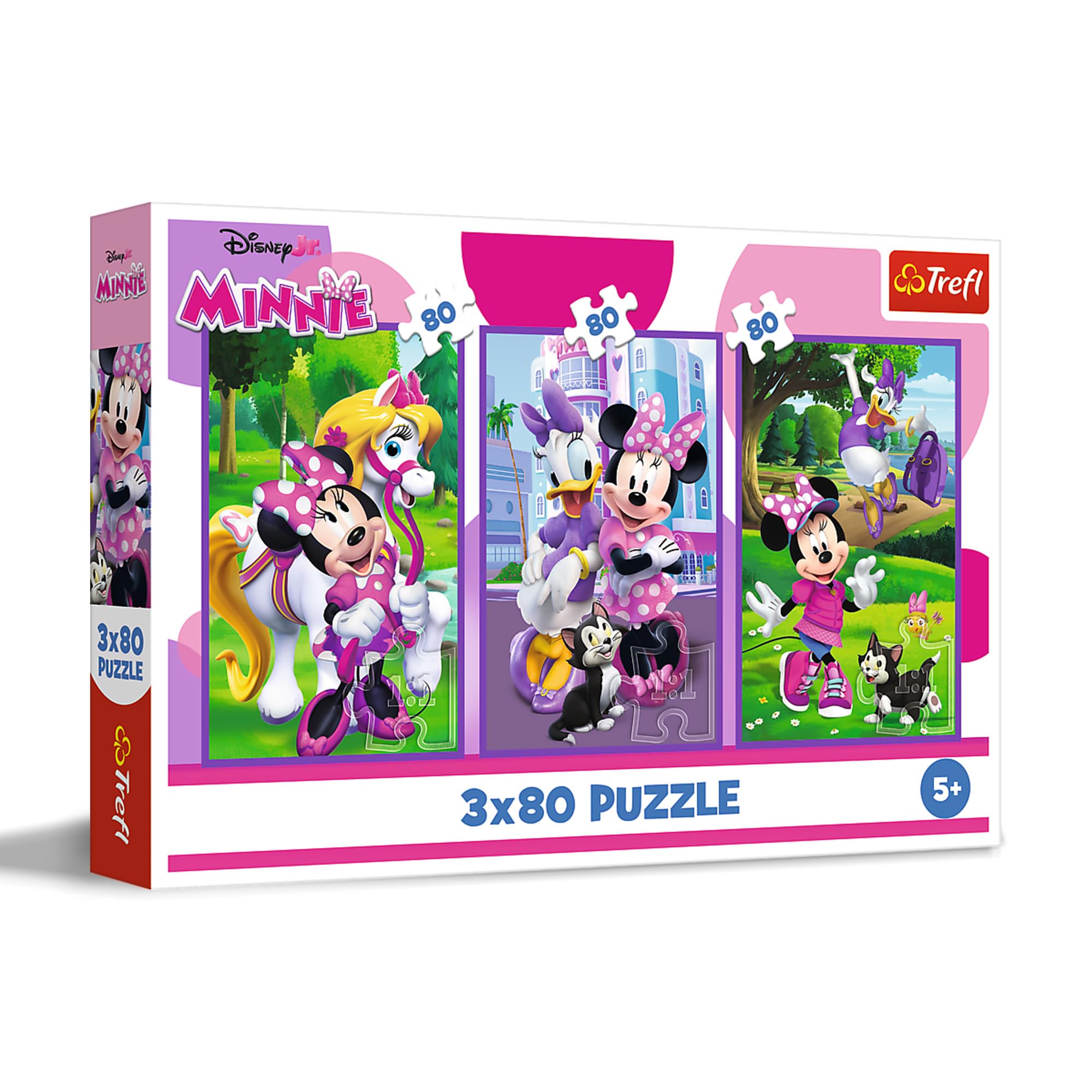 trefl-red-minnie-et-ses-amis-3x80-puzzle-enfant-disney-d-s-5-ans image 1