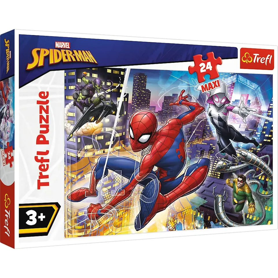 trefl-red-spiderman-puzzle-24-maxi-d-s-3-ans image 1