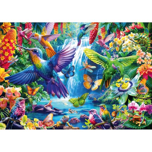 trefl-red-colibris-puzzle-1000-pi-ces-oiseaux-tropiques image 8