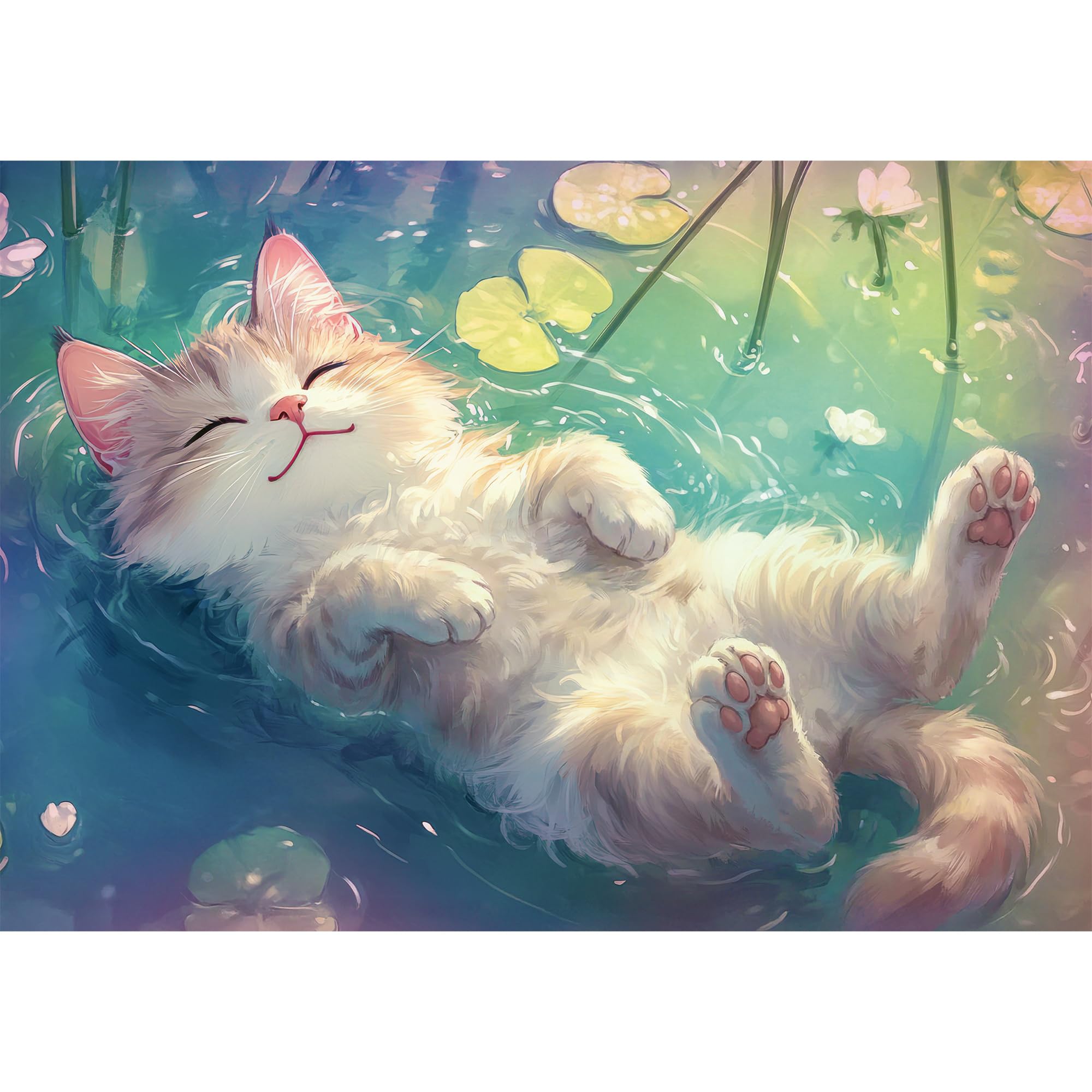 trefl-red-purrfect-relaxation-puzzle-1000-pi-ces-chat image 2
