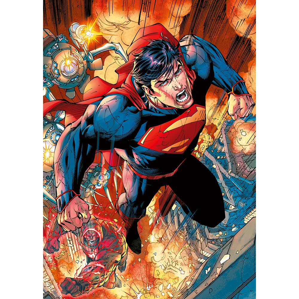 trefl-red-superman-en-action-puzzle-1000-pi-ces-dc-comics image 2