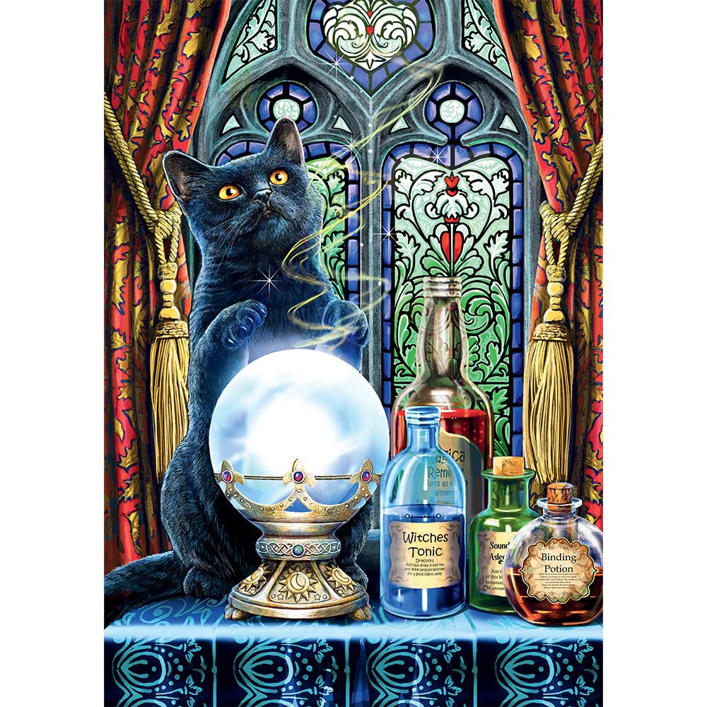 trefl-premium-plus-magic-puzzle-1000-pi-ces-sorci-re-chat image 2