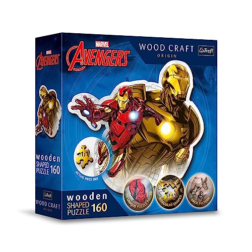 trefl-wood-craft-marvel-puzzle-bois-160-pi-ces-iron-man image 8