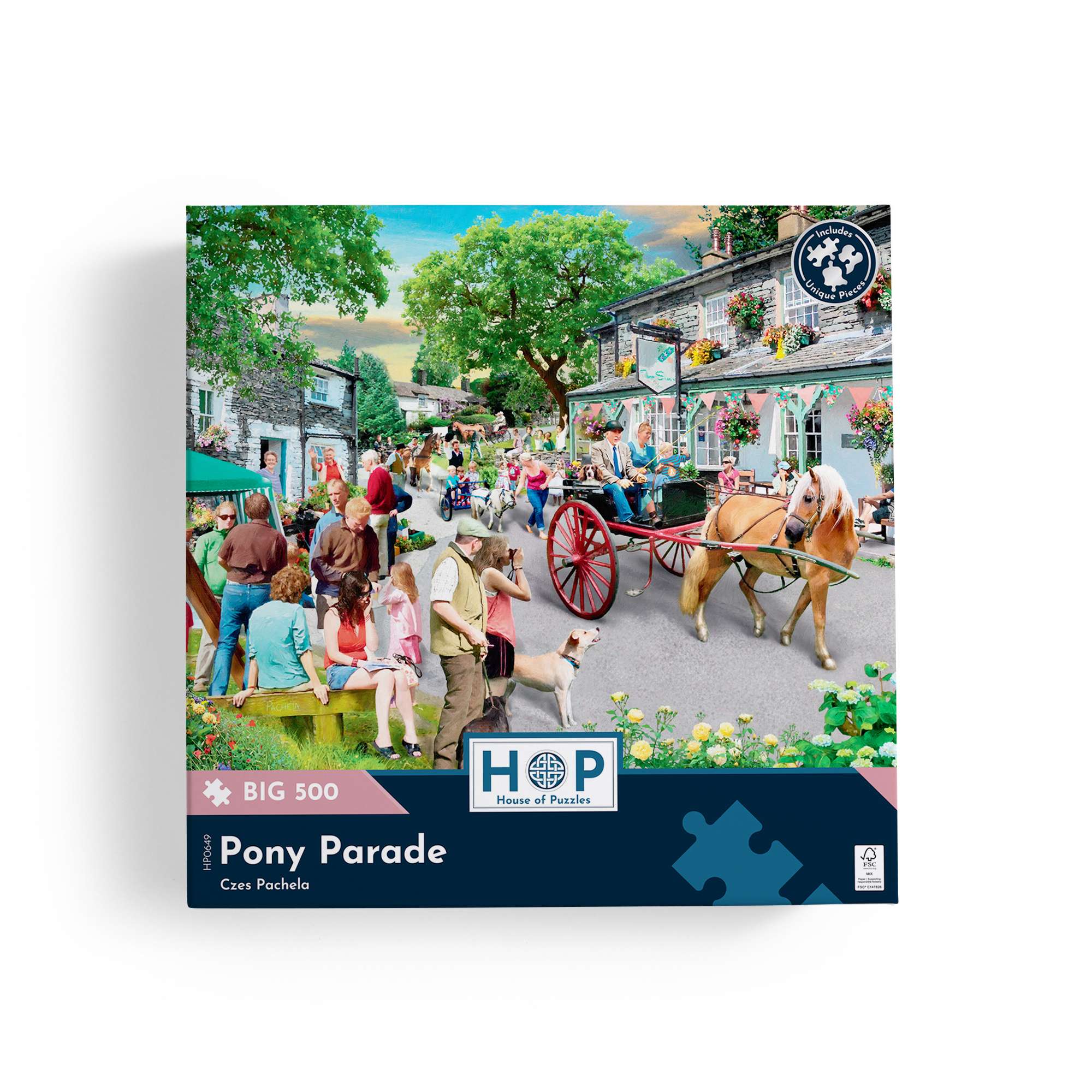 house-of-puzzles-big-500-pony-parade-puzzle-500-pi-ces-poneys image 4