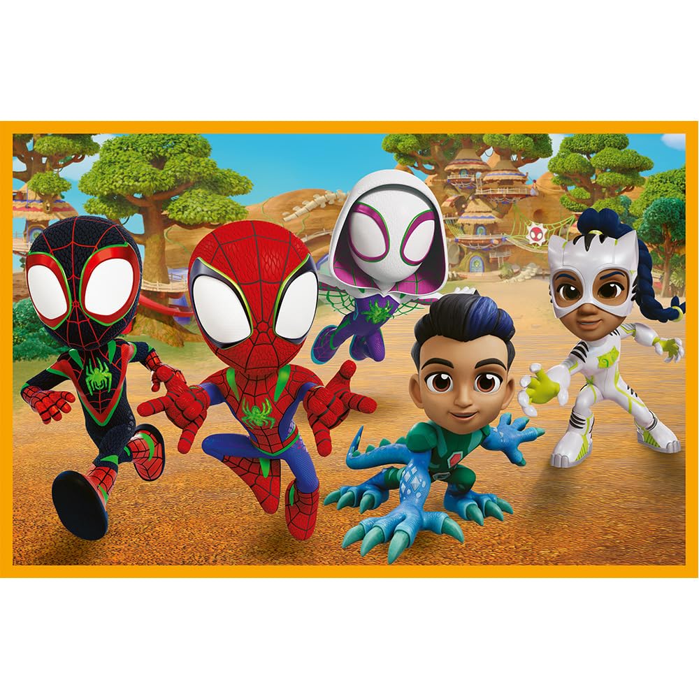 trefl-red-spidey-dinosaures-puzzle-2x24-pi-ces-3-ans image 2
