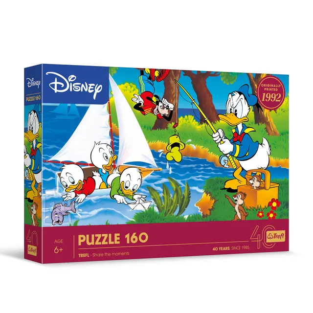 trefl-red-disney-l-aventure-au-bord-du-lac-puzzle-160-pi-ces-donald-6-ans image 1