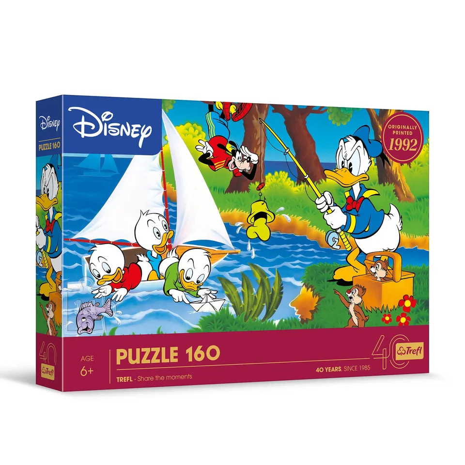 trefl-red-disney-l-aventure-au-bord-du-lac-puzzle-160-pi-ces-donald-6-ans image 1