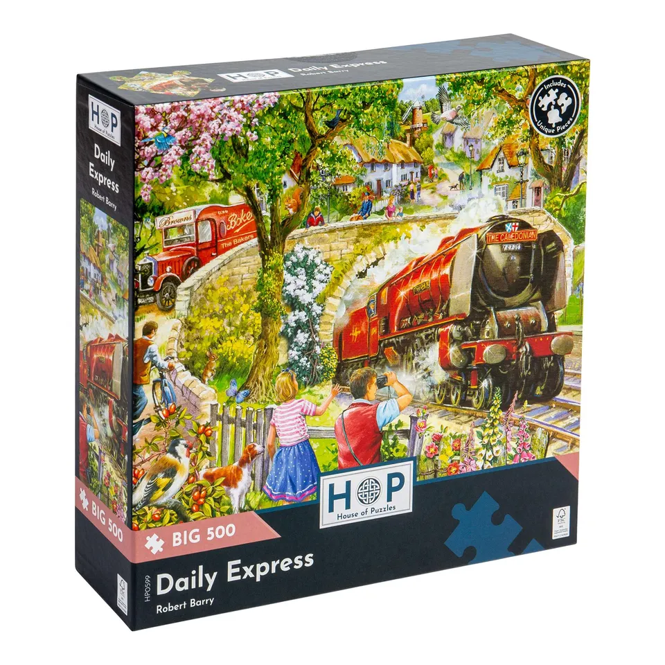 house-of-puzzles-big-500-puzzle-500-pi-ces-daily-express-grandes-pi-ces image 1