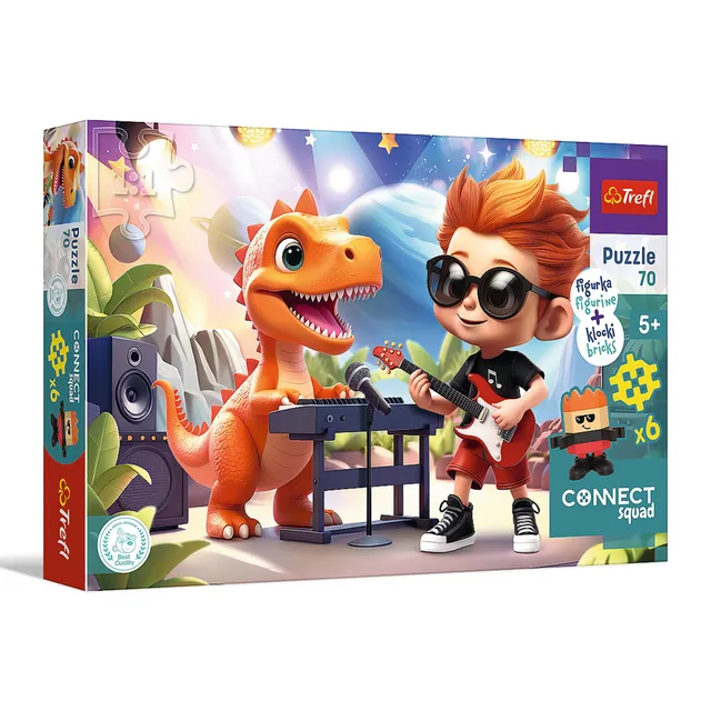 trefl-red-connect-joe-puzzle-70-pi-ces-avec-figurine-5-ans image 1