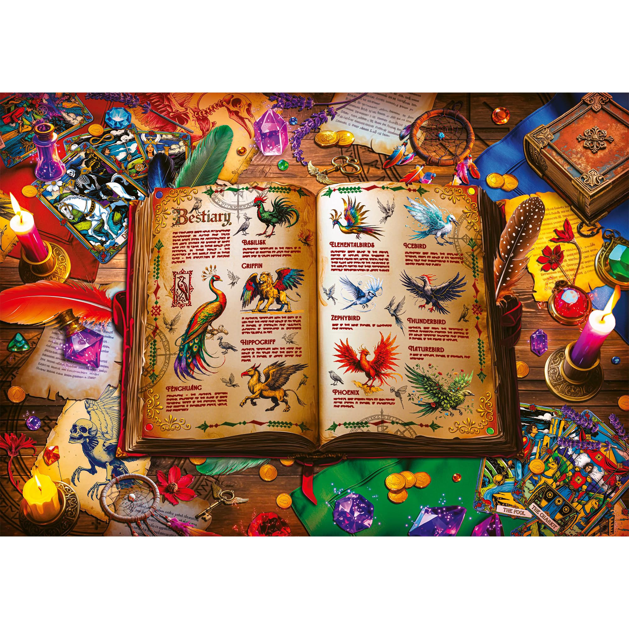 trefl-red-atlas-des-oiseaux-fantastiques-puzzle-1000-pi-ces-livre image 2