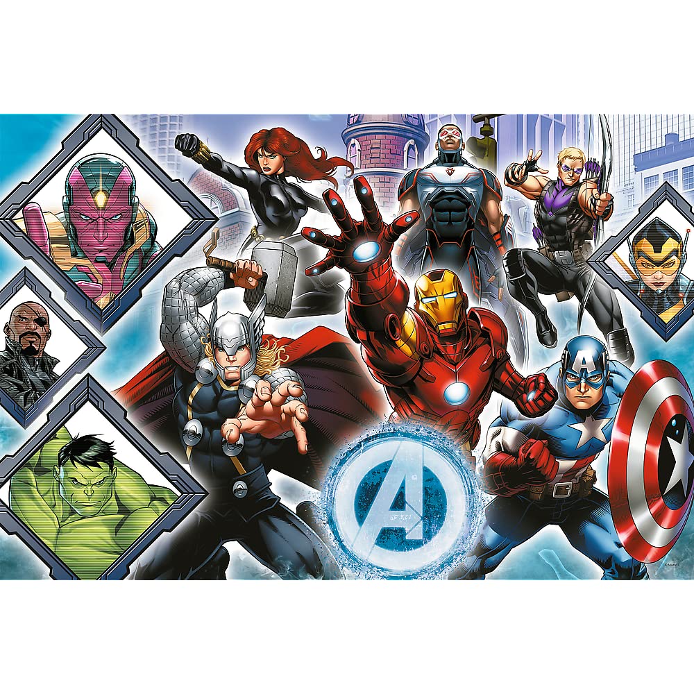 trefl-junior-avengers-104-xl-super-shape-puzzle-104-pi-ces-5-ans image 2