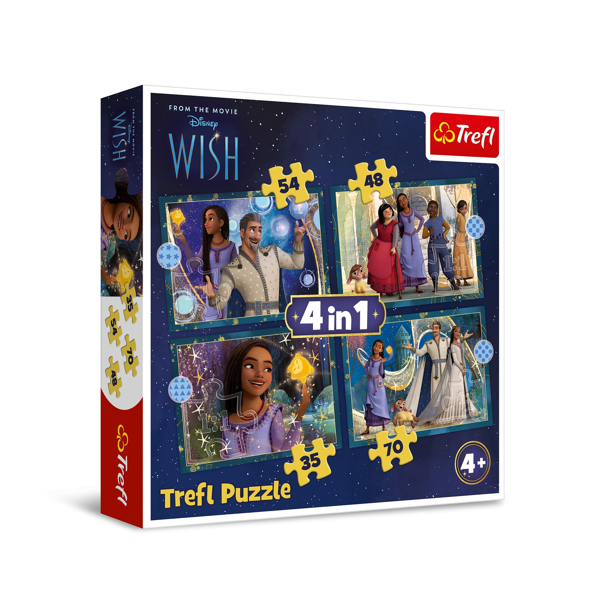 trefl-red-wish-puzzle-4-en-1-35-70-pi-ces image 1